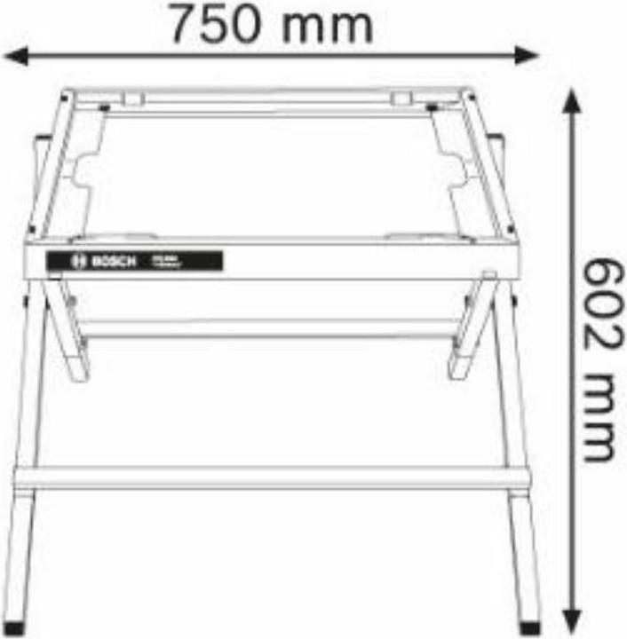 Actual product image Bosch Professional GTA 6000 Professional (75 cm, 75 cm)