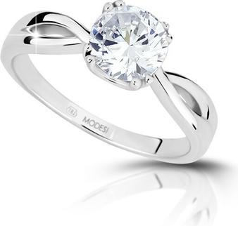 Actual product image Modesi Silver engagement ring JA17256CZ - Circuit: 52 mm (52)