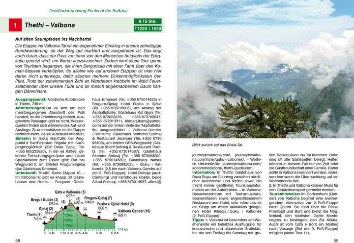 Produktbild Peaks of the Balkans: Albanien, Kosovo und Montenegro (Deutsch, Kathrin Bosse-Steinweg, Max Bosse, 2025)