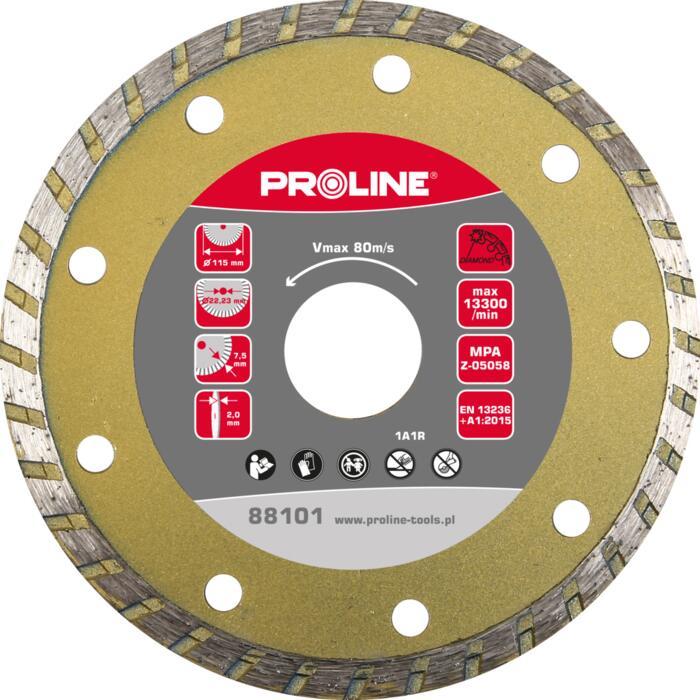 Thumbnail - Proline, Sägeblatt, Pro-Line Turbo-Diamantscheiben 230x2,8x7,5x22,23 (88104)