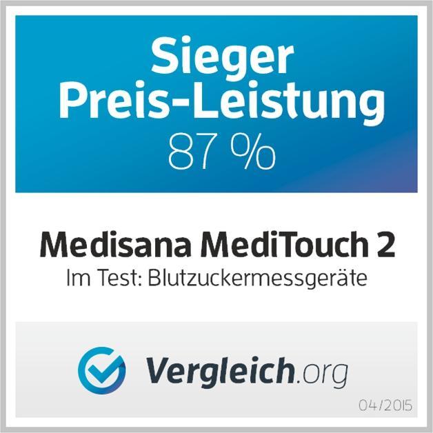 Produktbild Medisana MediTouch 2 mg/dL (Blutzuckermessgerät)