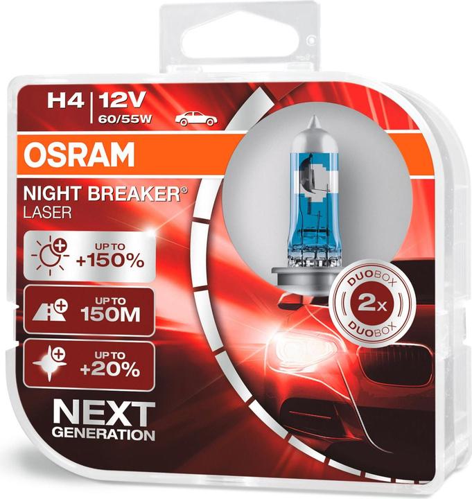 Actual product image Osram Night Breaker (H4)
