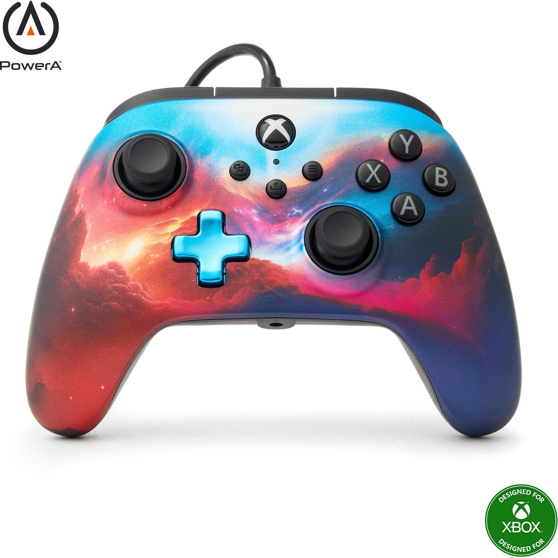 PowerA Advantage Wired Controller- Epoch Anomaly (Xbox) (Xbox One X), Gaming Controller, Mehrfarbig