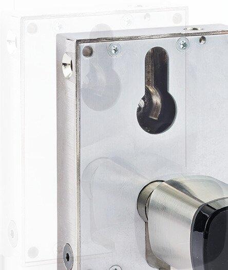 Productafbeelding Heusser Espagnoletslot 3120 voor Europrofiel halve cilinder