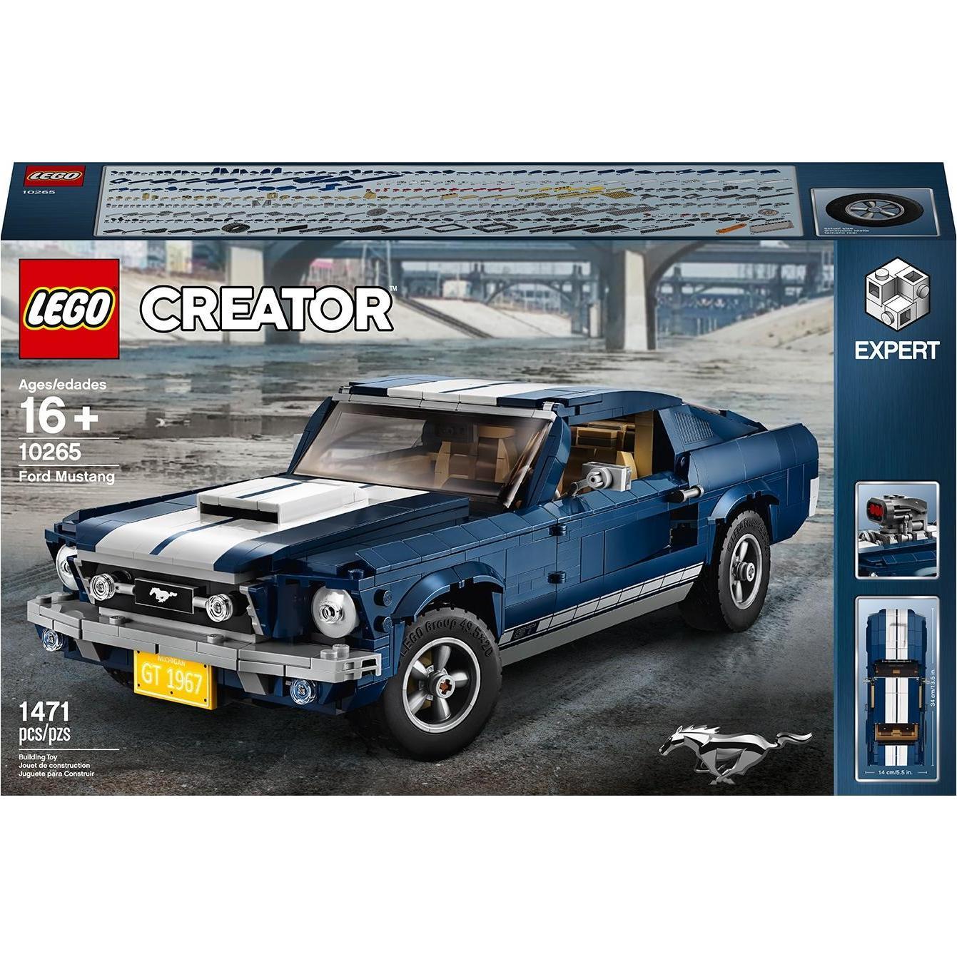 LEGO Ford Mustang (10265, LEGO Creator Expert, Set LEGO rari)