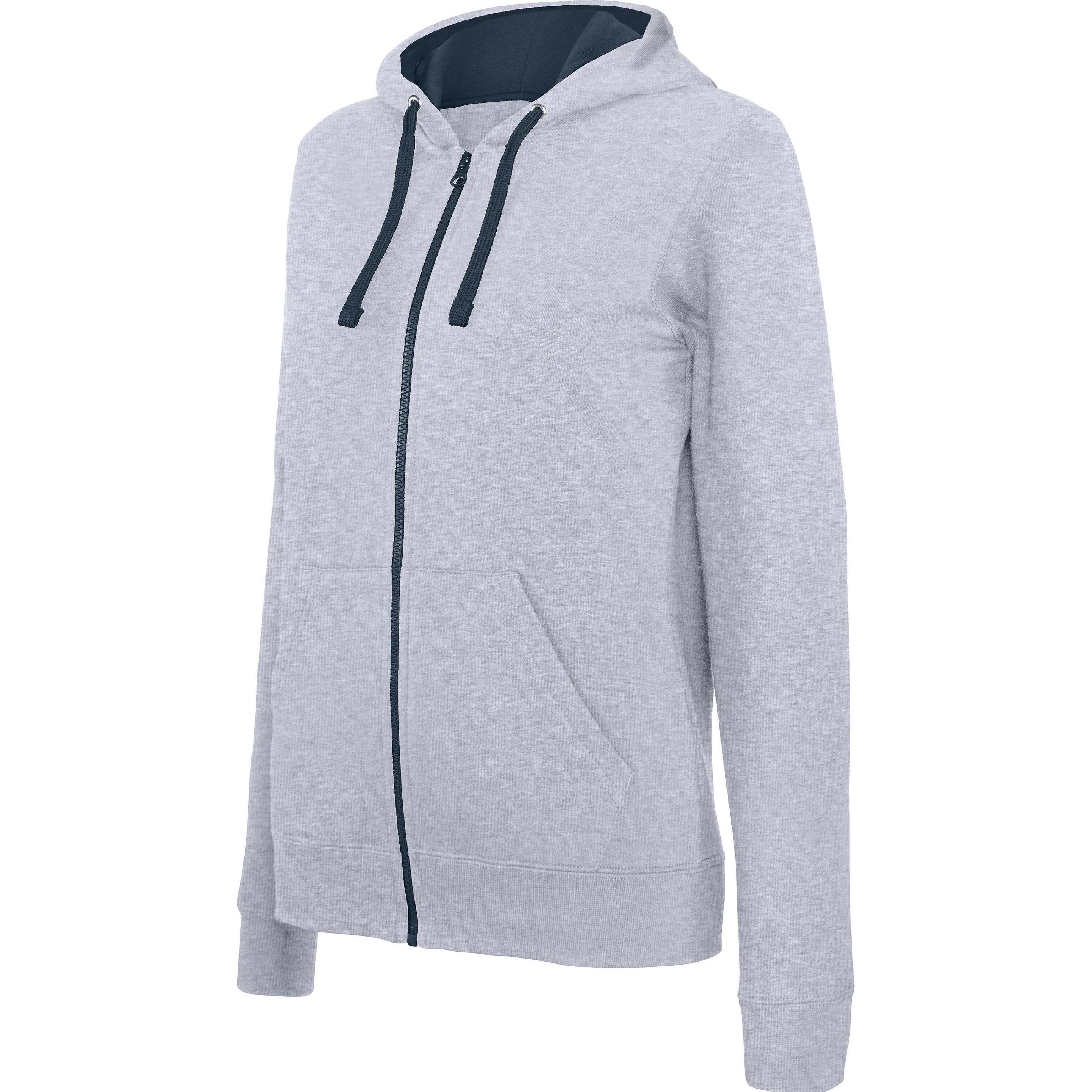 Thumbnail - Kariban, Damen, Pullover, Contrastée, Rot, (S)