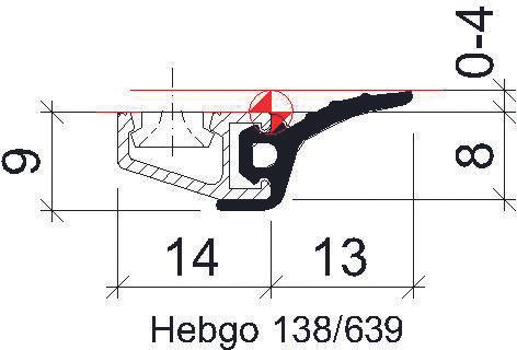 Produktbild Hebgo Halteprofile 138