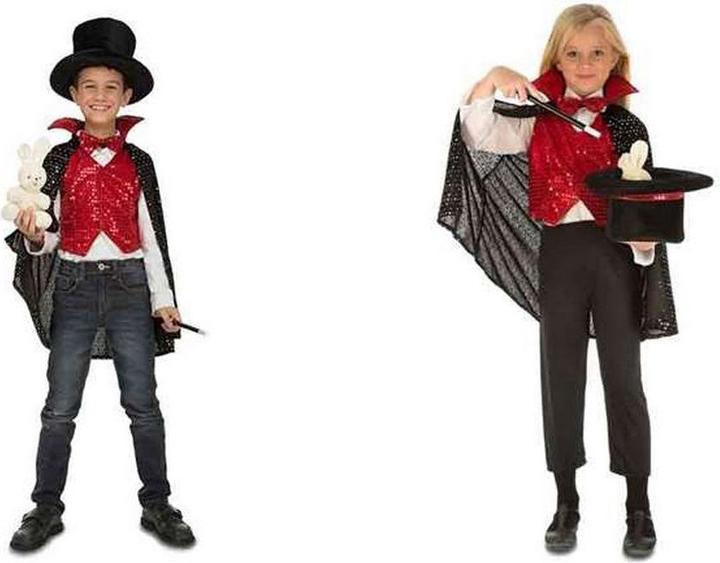 Produktbild My Other Me Verkleidung Zauberer Rot (4 Stücke) (One Size)