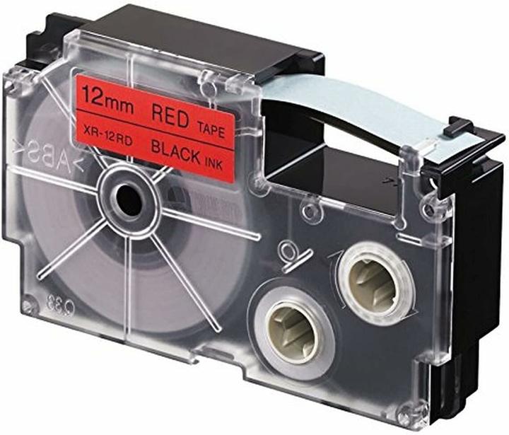 Produktbild Casio XR-12RD1 Selbstklebende Etiketten (1.20 cm, Rot)