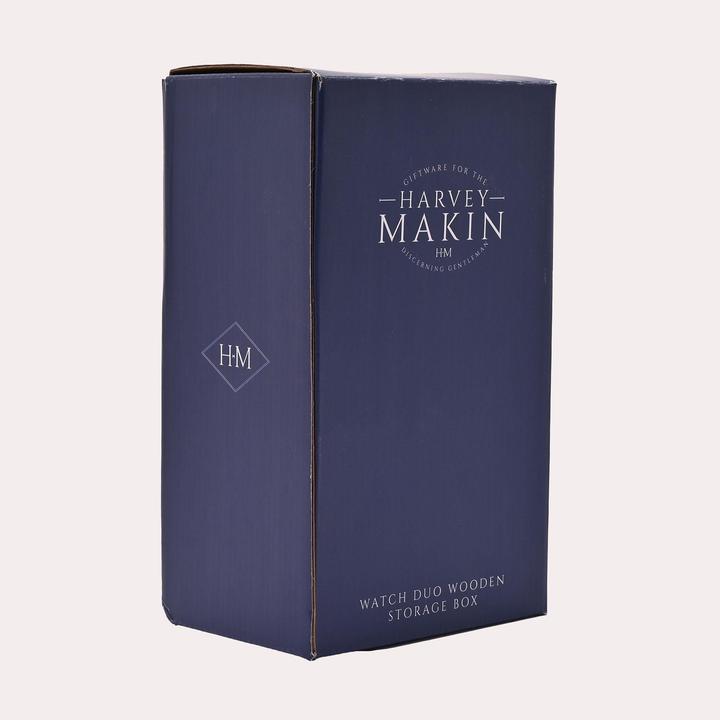 Actual product image Harvey Makin Wooden Watch Duo Storage Box