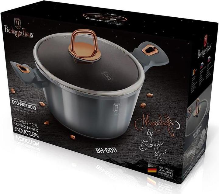 Produktbild BerlingerHaus Pot 20 cm GRANITO GARLET BH-6011 MOONLIGHT (Kochtopf)
