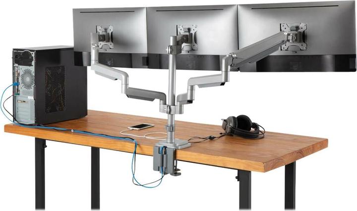 Produktbild Eaton Triple-Display Flex-Arm Desktop Clamp for 17inch to 30inch Flat-Screen Displays - US (Tisch, 30", 7 kg)