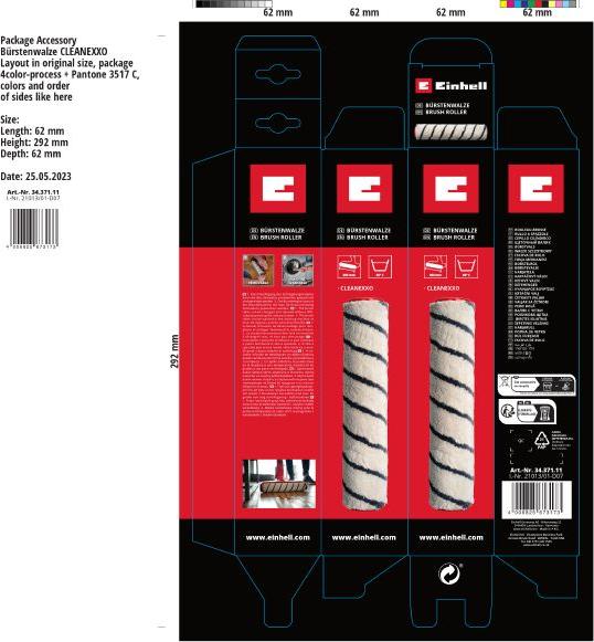 Immagine prodotto Einhell Cleanexxo 3437111 Spazzola rotonda