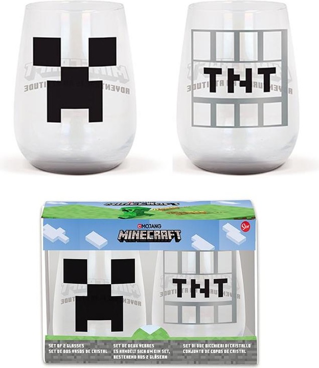 Immagine prodotto Stor Minecraft - Creeper due vetri (0.51 l, 2 x)