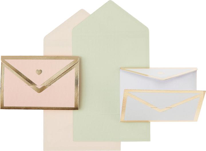 Image du produit Rico Design Mini Briefe Pastell (3.5 centimètres x 5.0 centimètres, 8x)