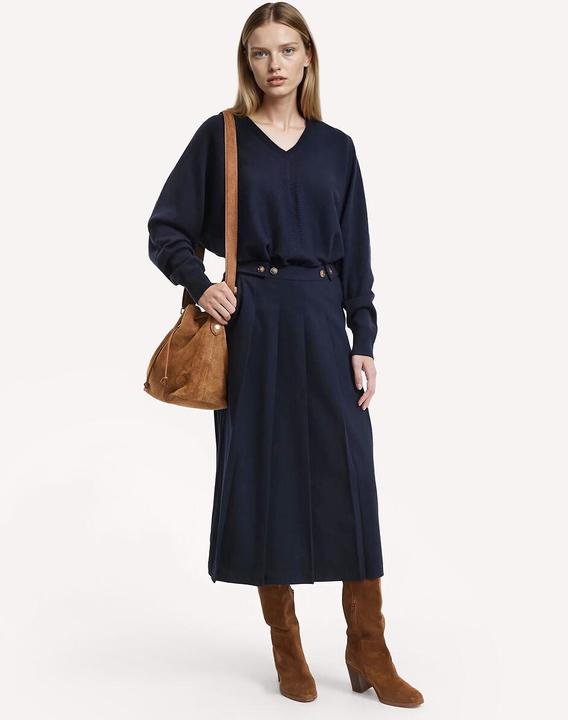 Produktbild Anne Weyburn V-Ausschnitt-Pullover aus Feinstrick (L)