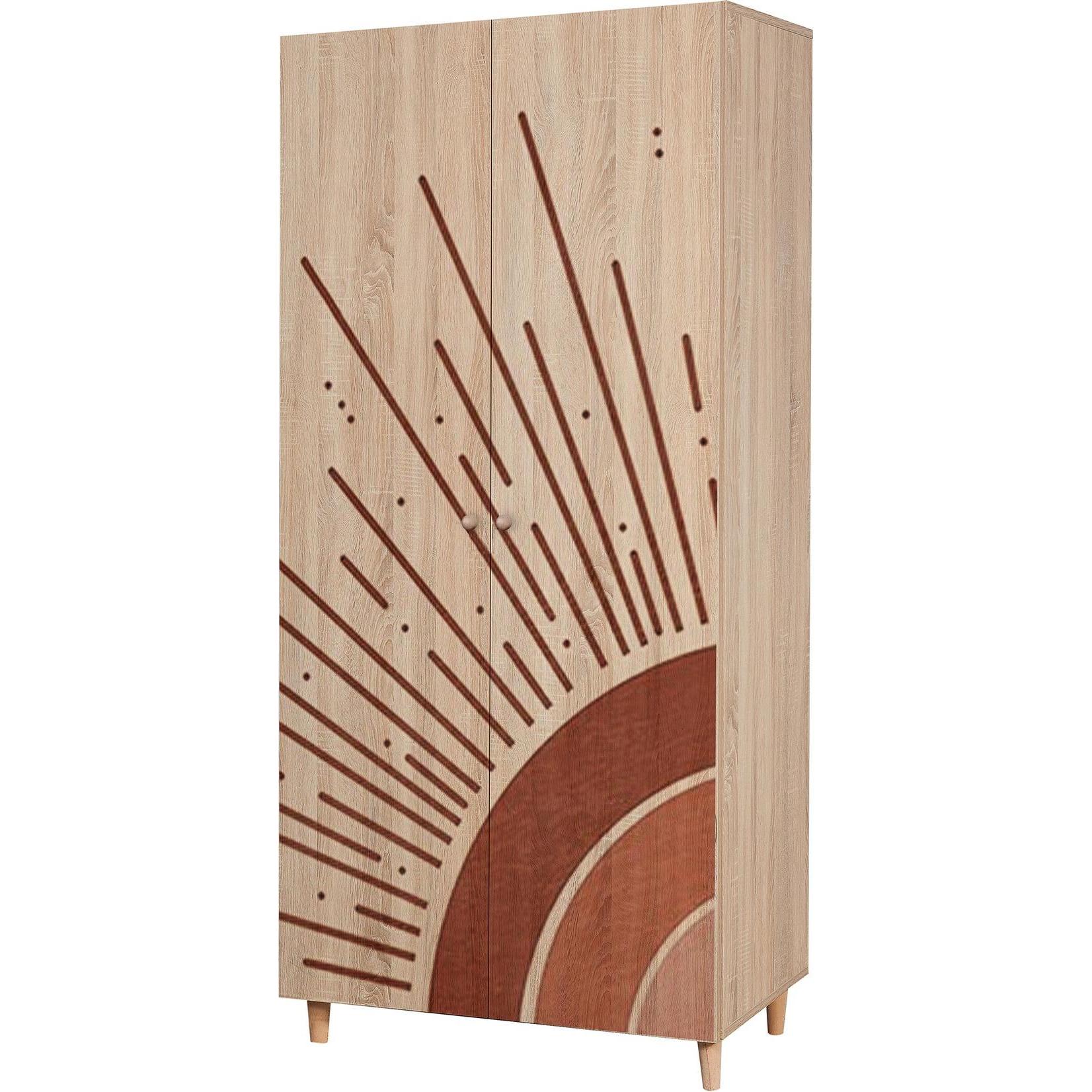 Homitis, Kleiderschrank, Lidya (90 x 192 x 52 cm)