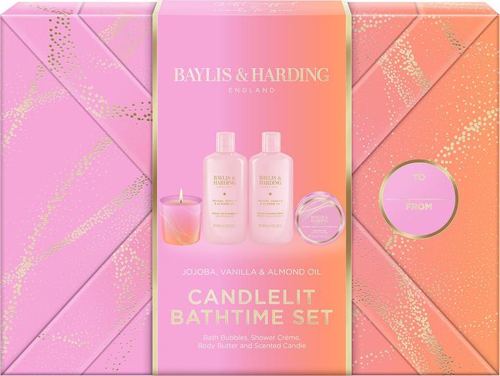 Productafbeelding Baylis & Harding Jojoba-, Vanille- und Mandelöl Geschenkset 4-tlg (Lichaamsverzorgingsset)