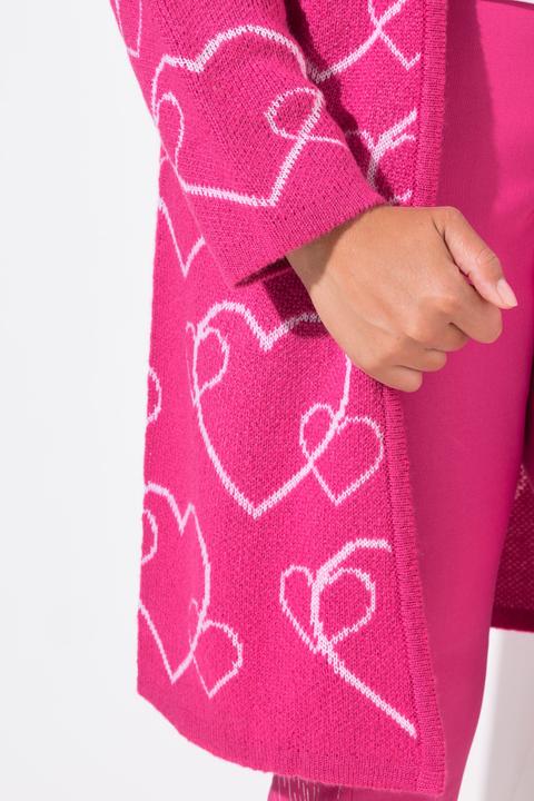 Produktbild Miamoda Strickjacke, Classic Fit, Herzmuster (46, 48)