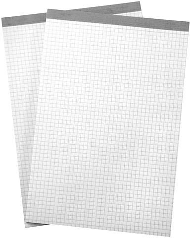 Actual product image BüroLine Office pads - Multipack- 65 g/m² - 100 sheets (A5, Checked)