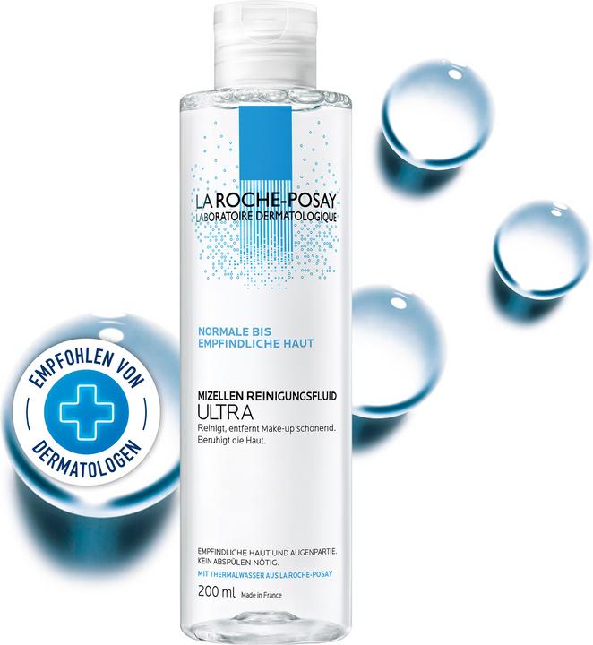 Produktbild La Roche Posay Mizellen Reinigungsfluid Ultra für empfindliche Haut (Mizellenwasser, 200 ml)
