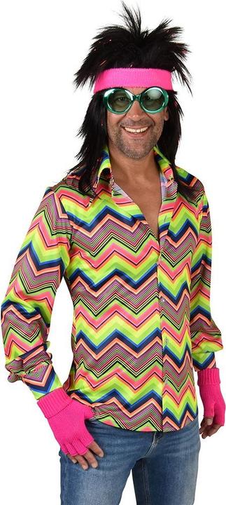 Produktbild Magic by Freddie Herren Hemd 80's Disco, Neon (XXL)