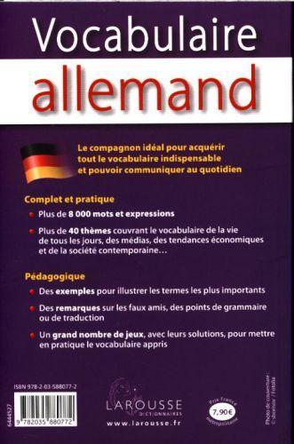 Vocabulaire allemand (Collettività, Francese)