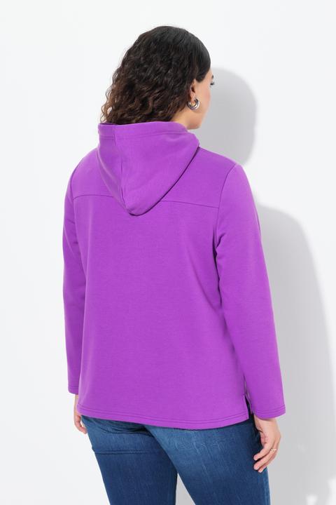 Produktbild Ulla Popken Hoodie, True, Kapuze, Kordel, Taschen, Langarm (56)