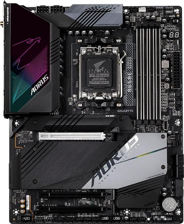 Actual product image Gigabyte B650E Aorus Master (AM5, AMD B650E, ATX)