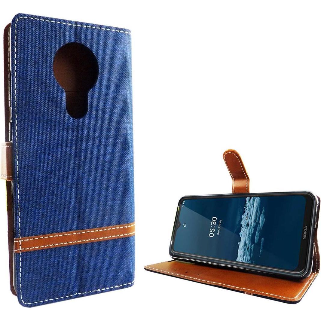 Thumbnail - König Design Hülle Handy Schutz für Nokia 5.3 Case Cover Tasche Wallet Etui Handyhülle Bumper (Nokia 5.3), Smartphone Hü...