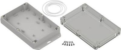 Produktbild RS PRO Universalgehäuse ABS Hellgrau IP65 Breite 210 mm Höhe 60 mm Länge 140 mm