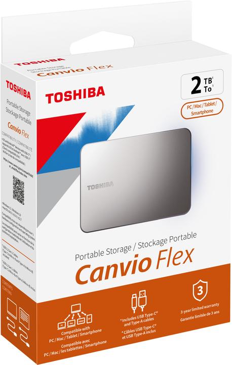Productafbeelding Toshiba Canvio Flex (2 TB)