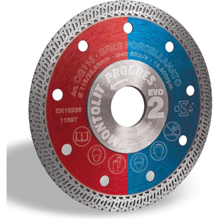 Monolith, Lama, MONTOLIT DIAMOND DISC per GRES CG 125mm A SECCO E A UMIDO