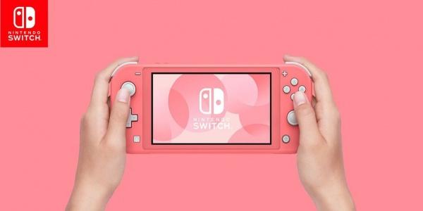 Actual product image Nintendo Switch Lite - Coral