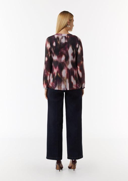 Produktbild Comma Bluse Tunika-Bluse aus plissiertem Chiffon (40)