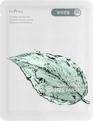 Isntree Mugwort Calm Gauze soothing mask (Mask) 10 pcs