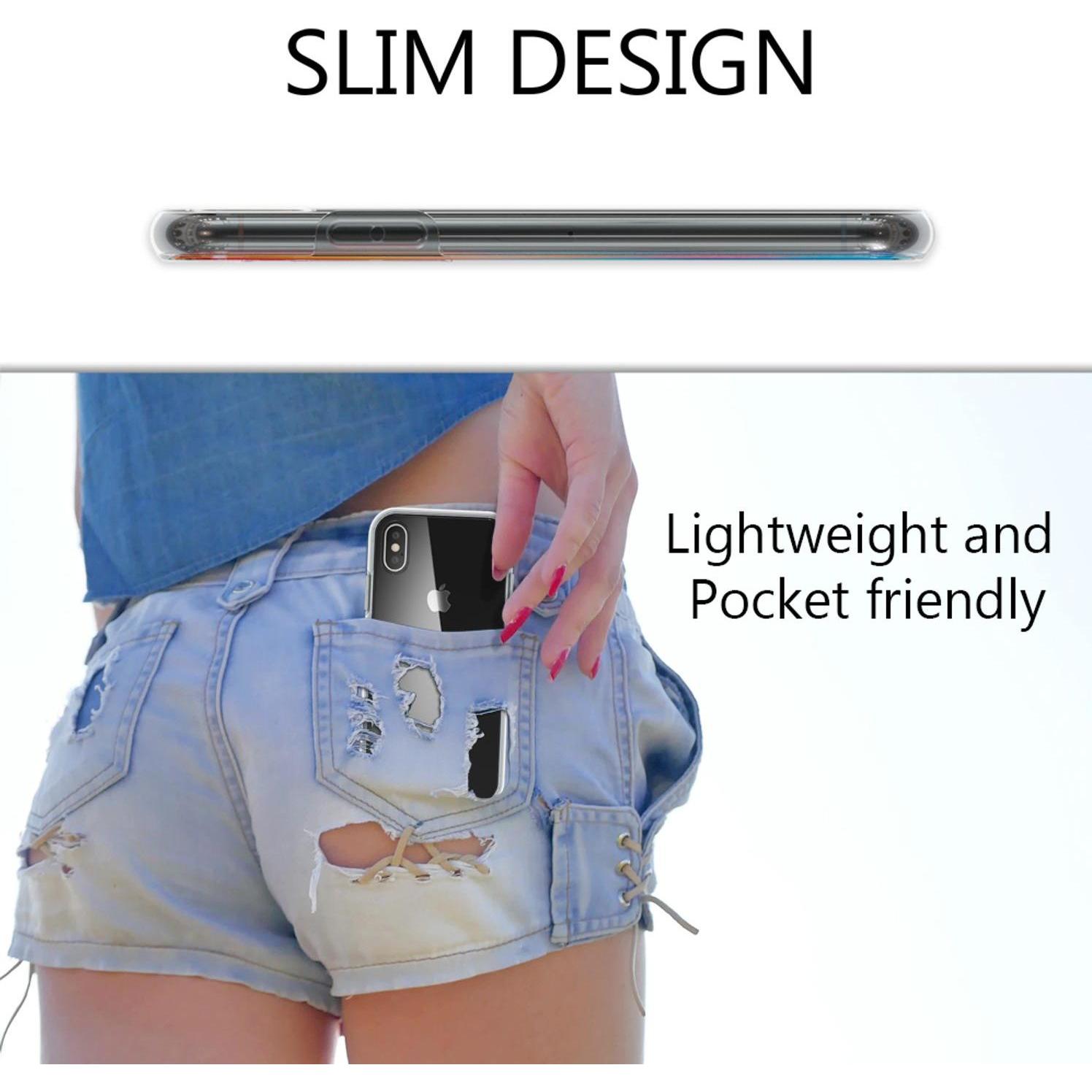 Thumbnail - Nalia 360 Grad Handyhülle (Apple iPhone XS, Apple iPhone X), Smartphone Hülle, Transparent