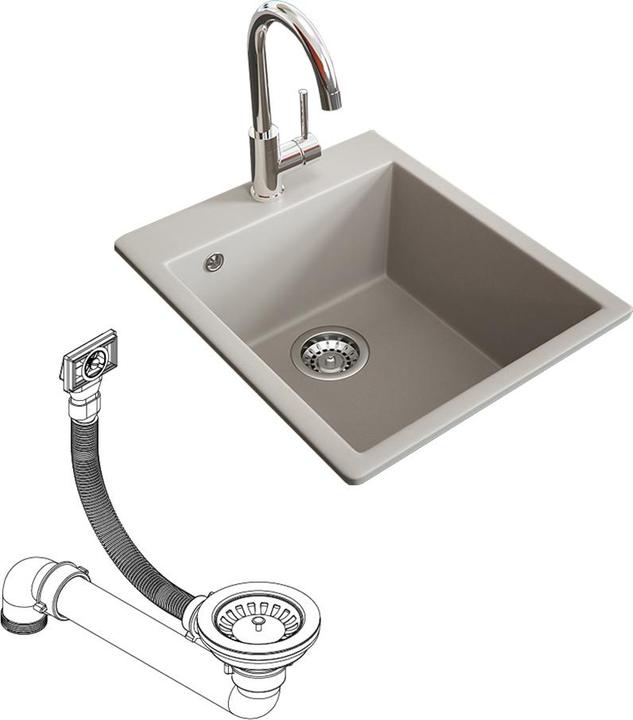 Actual product image Bergström Venice (Fitted sink, 42.50 cm, 50 cm)
