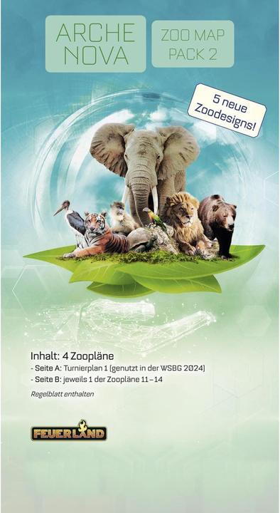 Produktbild Feuerland Arche Nova: Zoo Map Pack 2 (Deutsch)