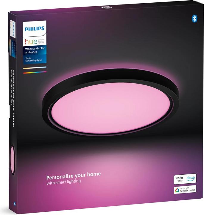Actual product image Philips Hue White and Color Ambiance LED paneel Tento Ã˜ 29 cm RGB+CCT zwart