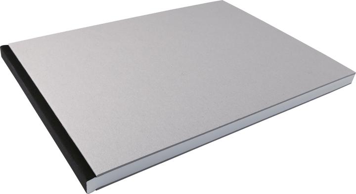 Produktbild Kunst&Papier Projektskizzenbuch, Zeichenpapier, 128 S. schwarz 43x32cm quer, 120gm2 (43 x 32 cm)