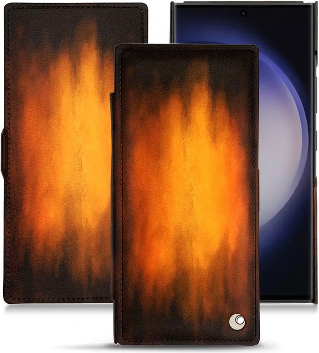Actual product image Noreve Horizontal leather flap shell (Samsung Galaxy S23 Ultra, Samsung Galaxy S24 Ultra)