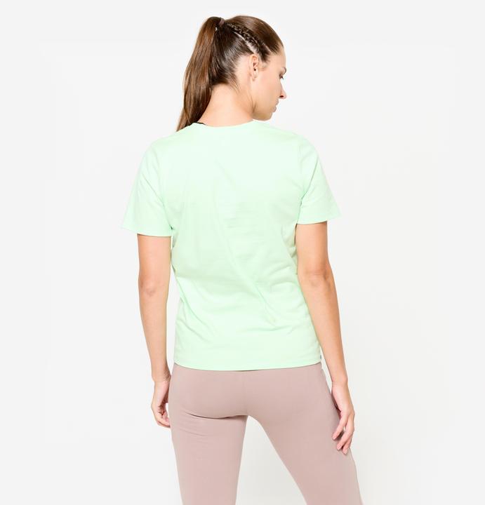 Produktbild Domyos Women's V-Neck Cotton Fitness T-Shirt - Sorbet Green (XL)