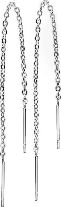 Immagine prodotto Star Piercing Orecchini con catena a caduta libera in argento (senza ottone, Acciaio chirurgico 316L)