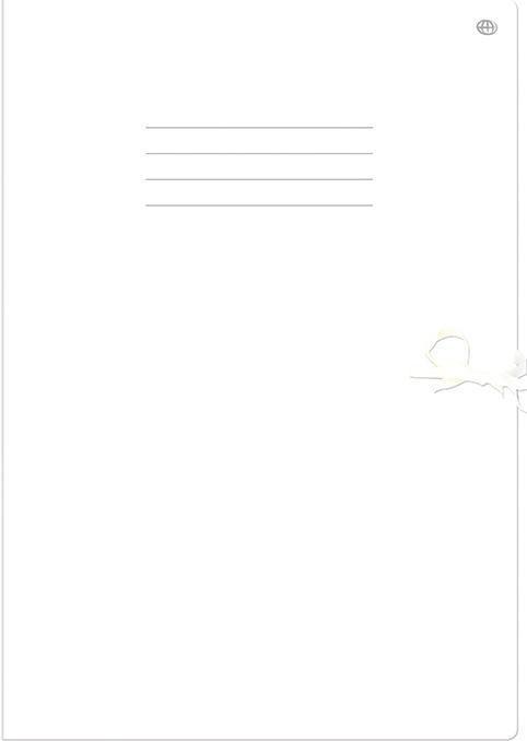 Actual product image Interdruk Folding folder A4+ white with lines (10 pieces) (A4+, 10 pcs.)