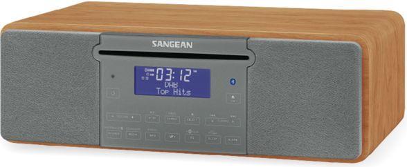 Actual product image Sangean - DDR-47BT, digital radio, CD, DAB+, BT, houten cabinet (DAB+, FM, Bluetooth)