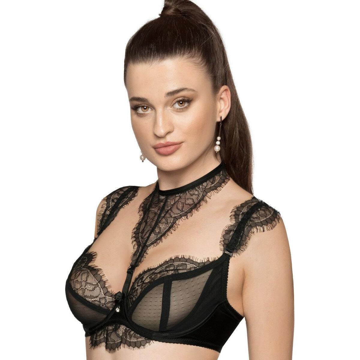 Róza, BH, Idrisa soft-bra, Schwarz, (70 C, Einzelpack)
