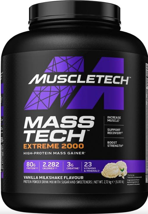 Produktbild Muscle Tech MuscleTech Mass Tech Extreme 2000 (Vanilla Milkshake, 1 Stk., 2724.70 g)