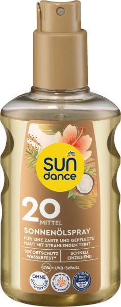 Image du produit dm Sundance Huile solaire en spray (Huile solaire, SPF 20, 200 ml, 200 g)