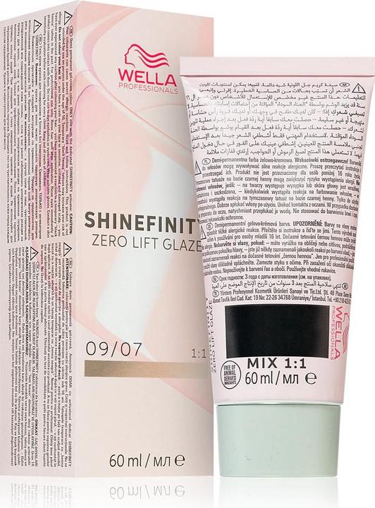 Produktbild Wella Shinefinity Zero Lift Glaze 60ml 09/07